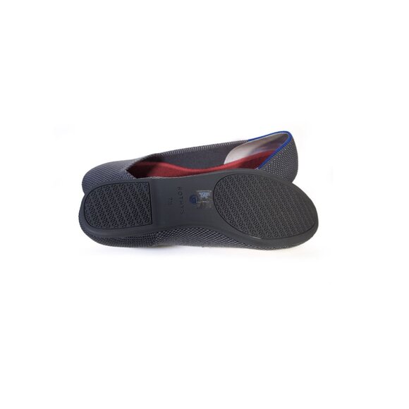 Retired Rothy’s Grey Birdseye Round Toe Flats 7.5 - Picture 6 of 8